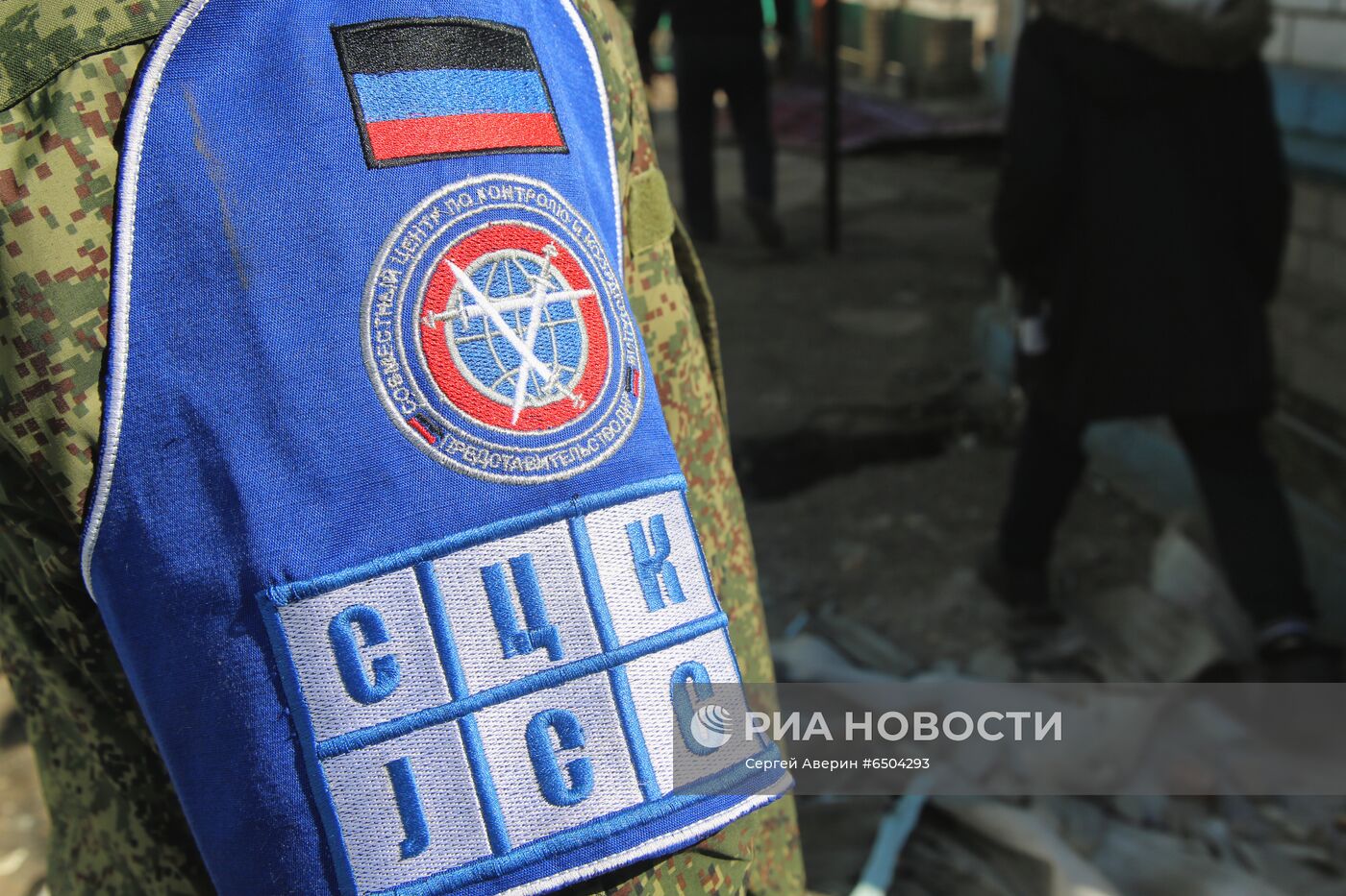 Последствия обстрела в Донецкой области