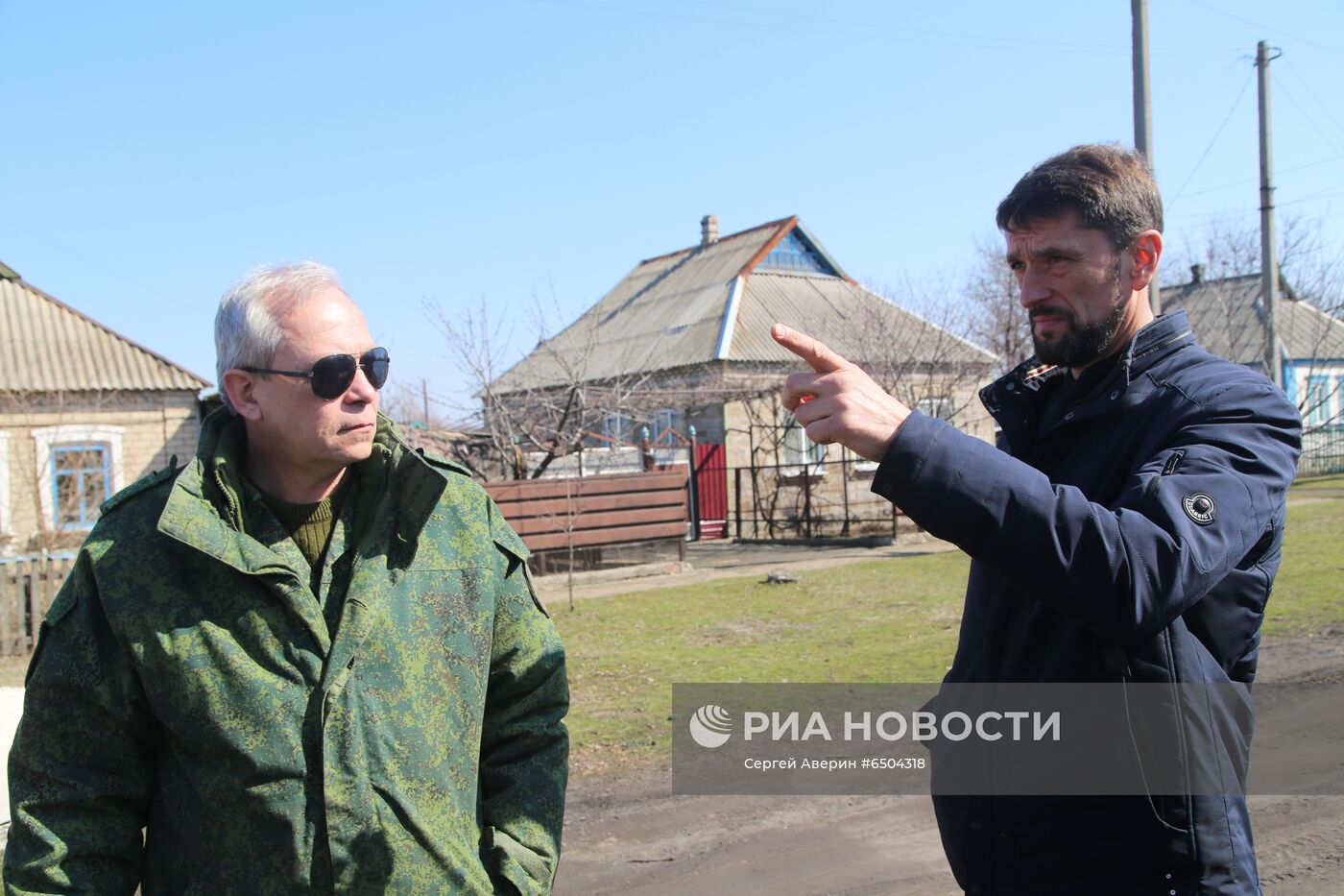 Последствия обстрела в Донецкой области