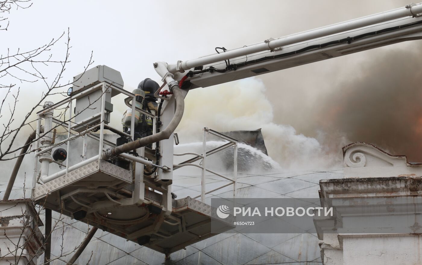 Пожар в кардиохирургическом центре в Благовещенске