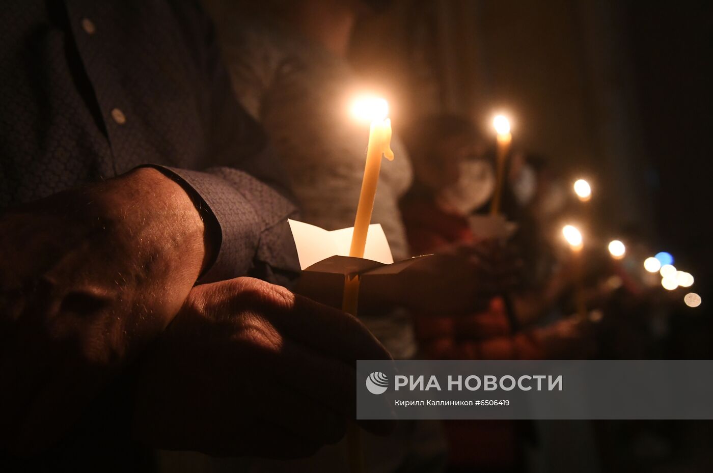 Празднование католической Пасхи в России