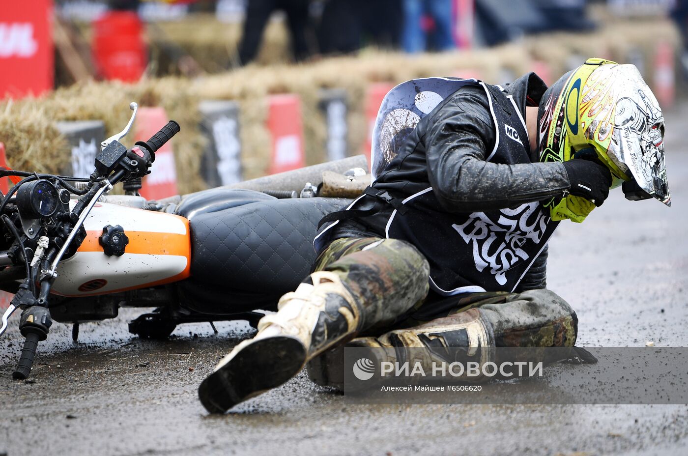 Соревнования по флэт-треку на Красной Пресне 