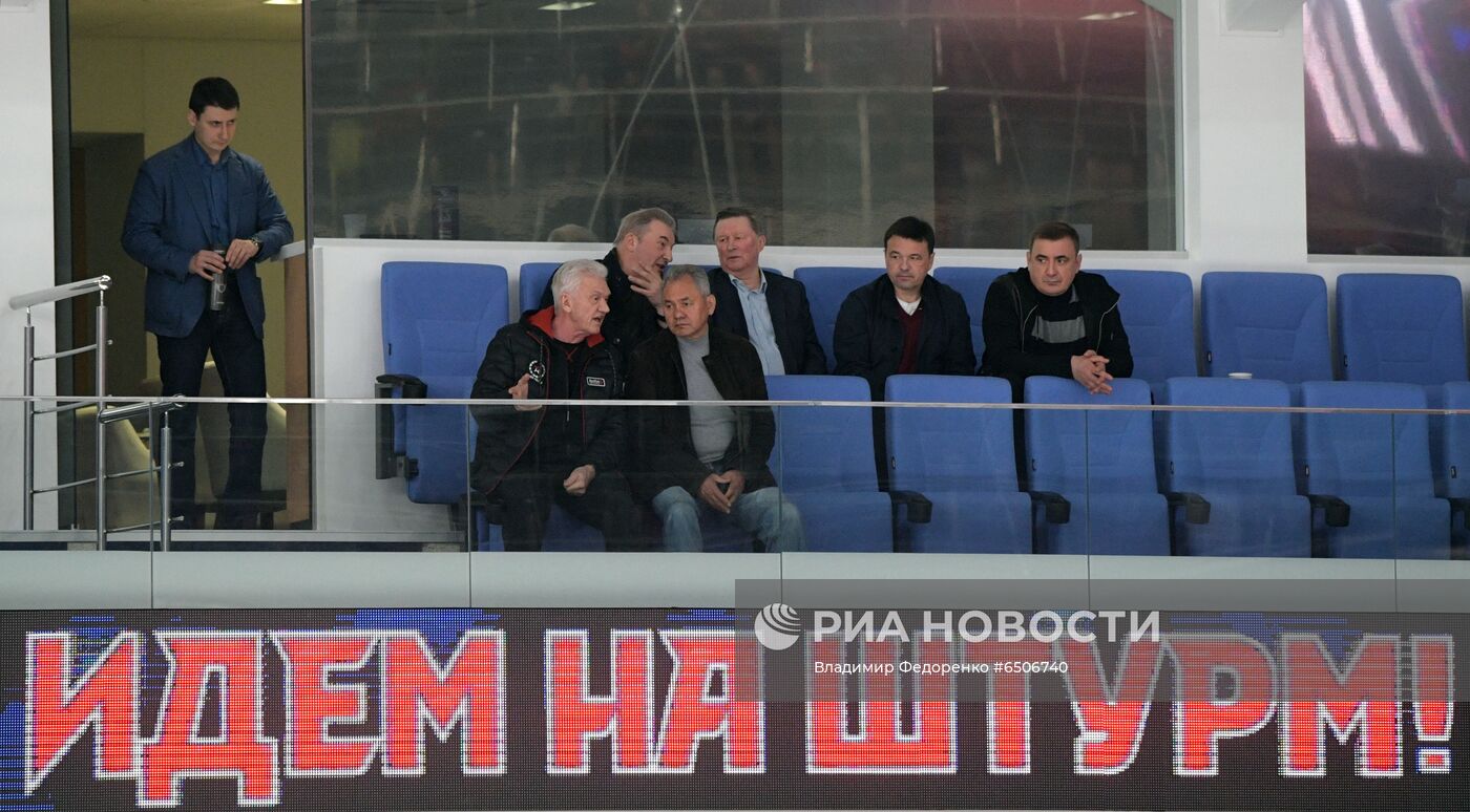 Хоккей. КХЛ. Матч ЦСКА - СКА