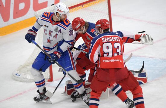 Хоккей. КХЛ. Матч ЦСКА - СКА