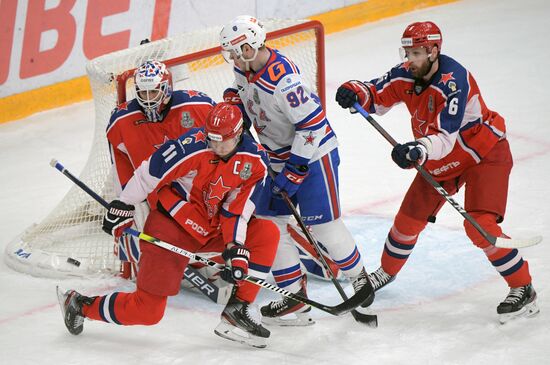 Хоккей. КХЛ. Матч ЦСКА - СКА