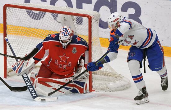 Хоккей. КХЛ. Матч ЦСКА - СКА