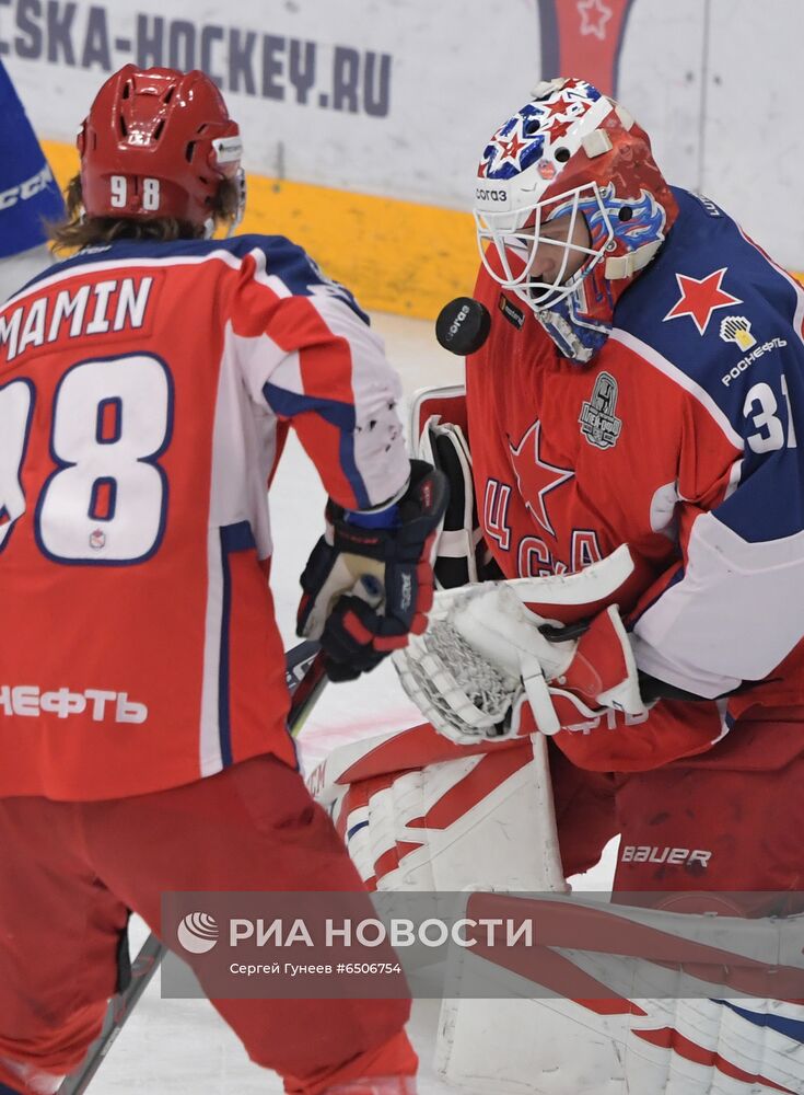 Хоккей. КХЛ. Матч ЦСКА - СКА