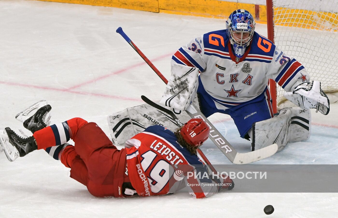 Хоккей. КХЛ. Матч ЦСКА - СКА
