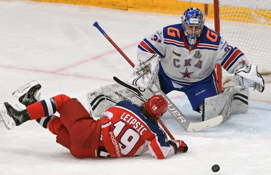 Хоккей. КХЛ. Матч ЦСКА - СКА