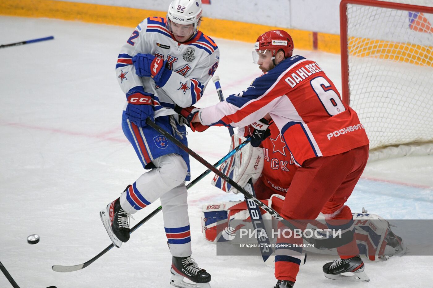 Хоккей. КХЛ. Матч ЦСКА - СКА