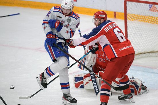 Хоккей. КХЛ. Матч ЦСКА - СКА