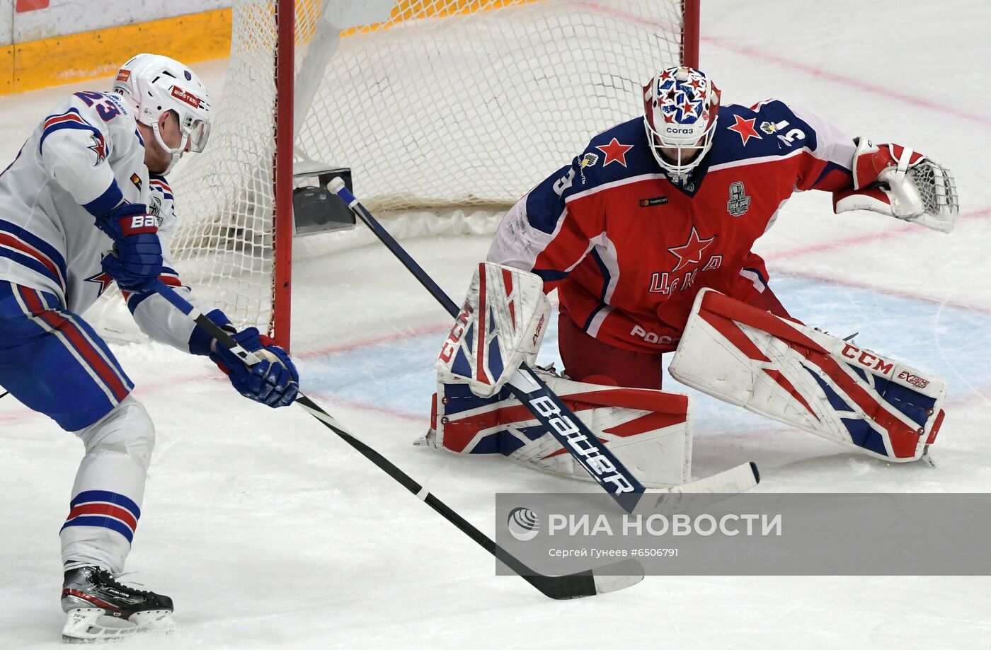 Хоккей. КХЛ. Матч ЦСКА - СКА