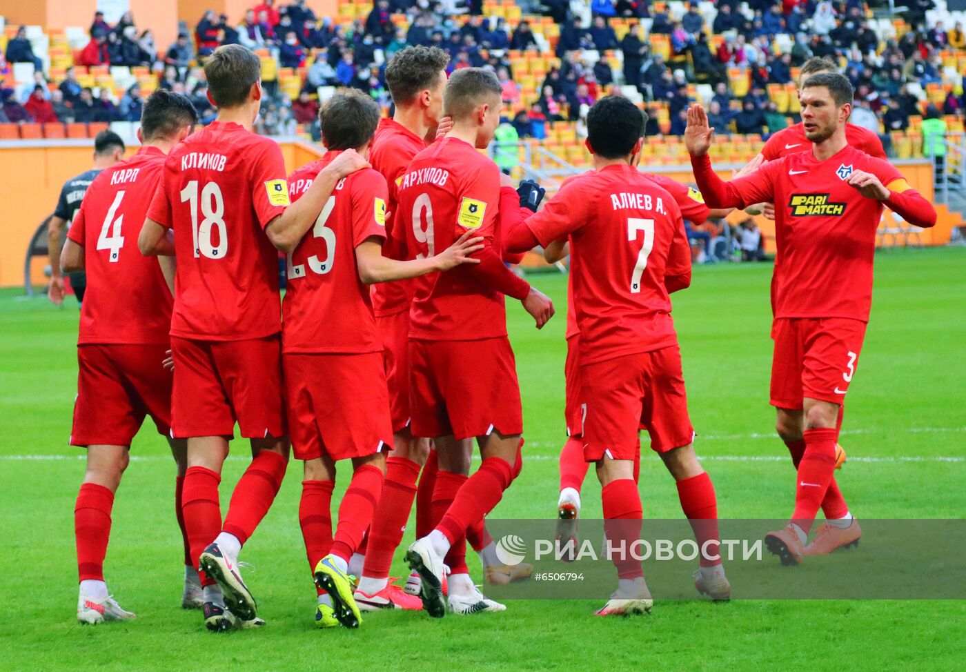 Футбол. РПЛ. Матч "Тамбов" - ЦСКА