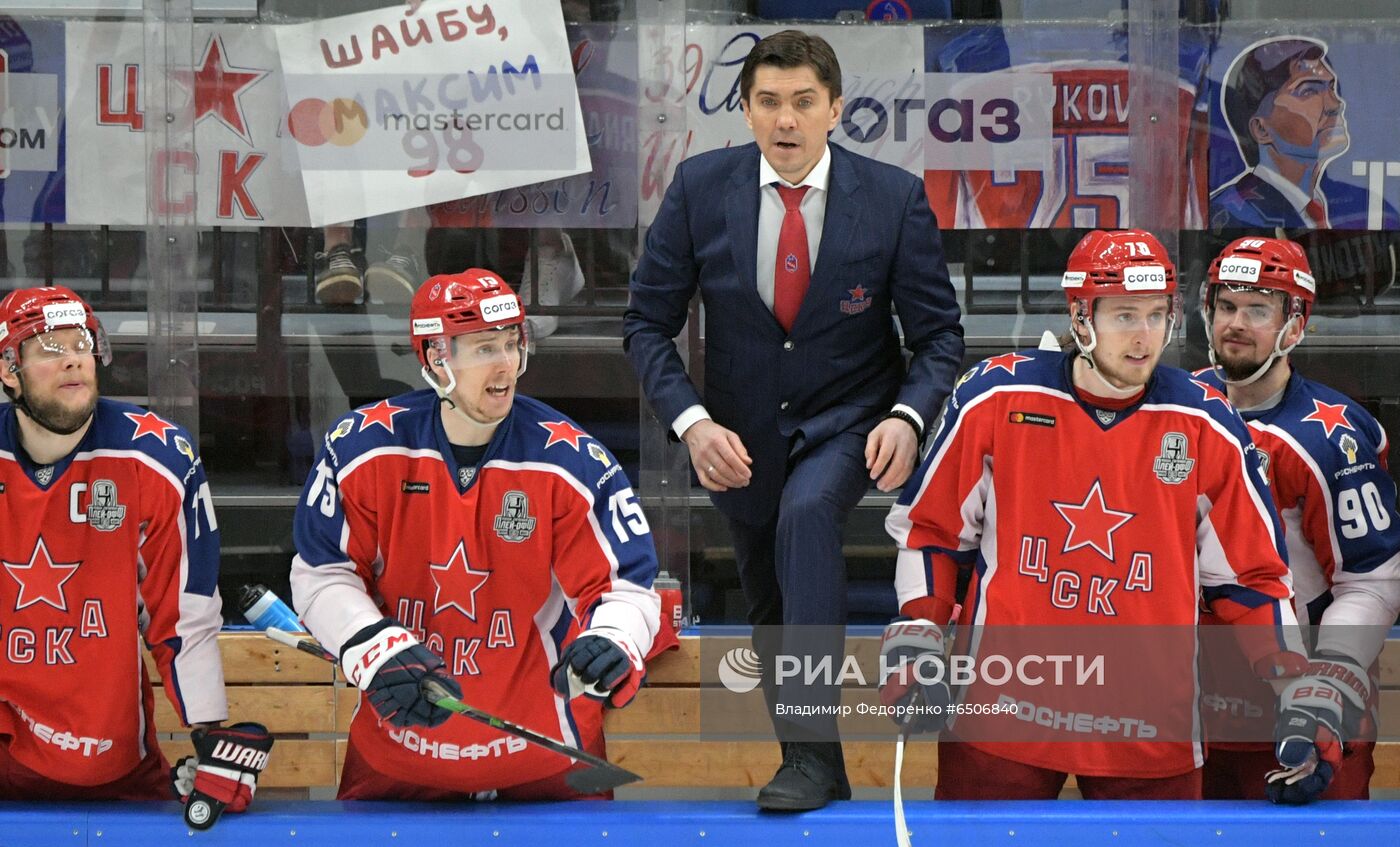 Хоккей. КХЛ. Матч ЦСКА - СКА