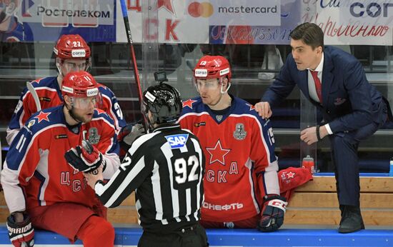 Хоккей. КХЛ. Матч ЦСКА - СКА