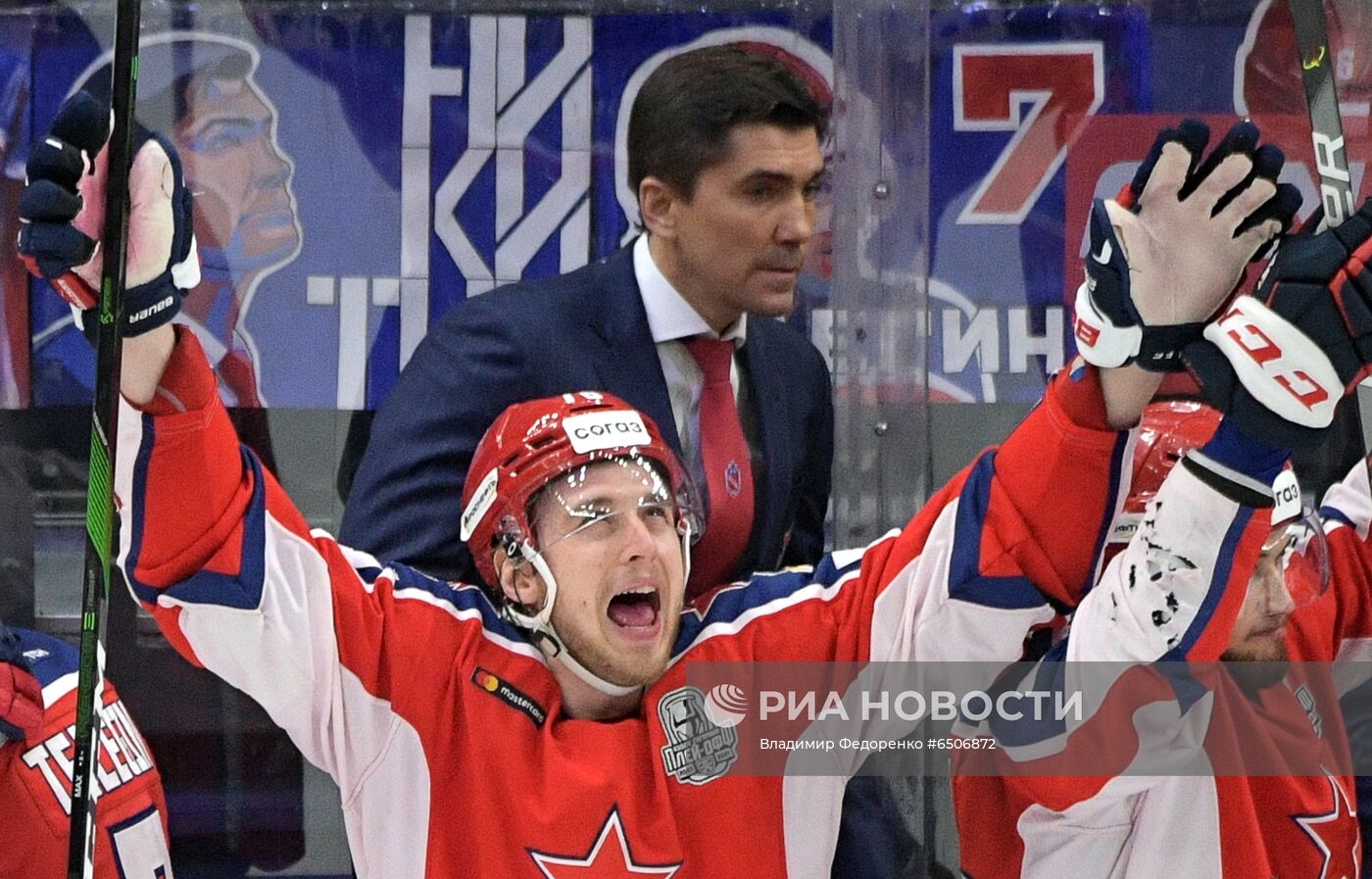 Хоккей. КХЛ. Матч ЦСКА - СКА