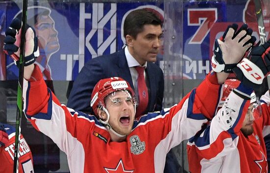 Хоккей. КХЛ. Матч ЦСКА - СКА