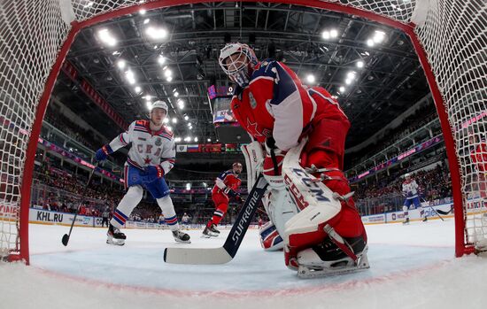 Хоккей. КХЛ. Матч ЦСКА - СКА