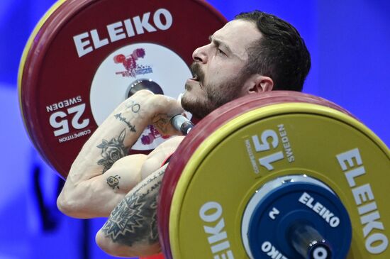 Тяжелая атлетика. Чемпионат Европы. Второй день