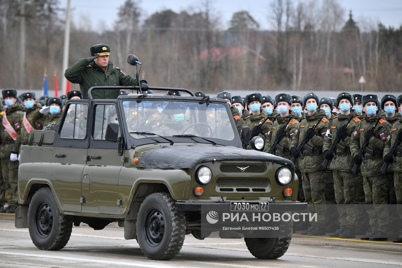 Репетиция парада Победы в Алабино