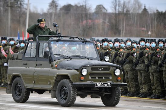 Репетиция парада Победы в Алабино