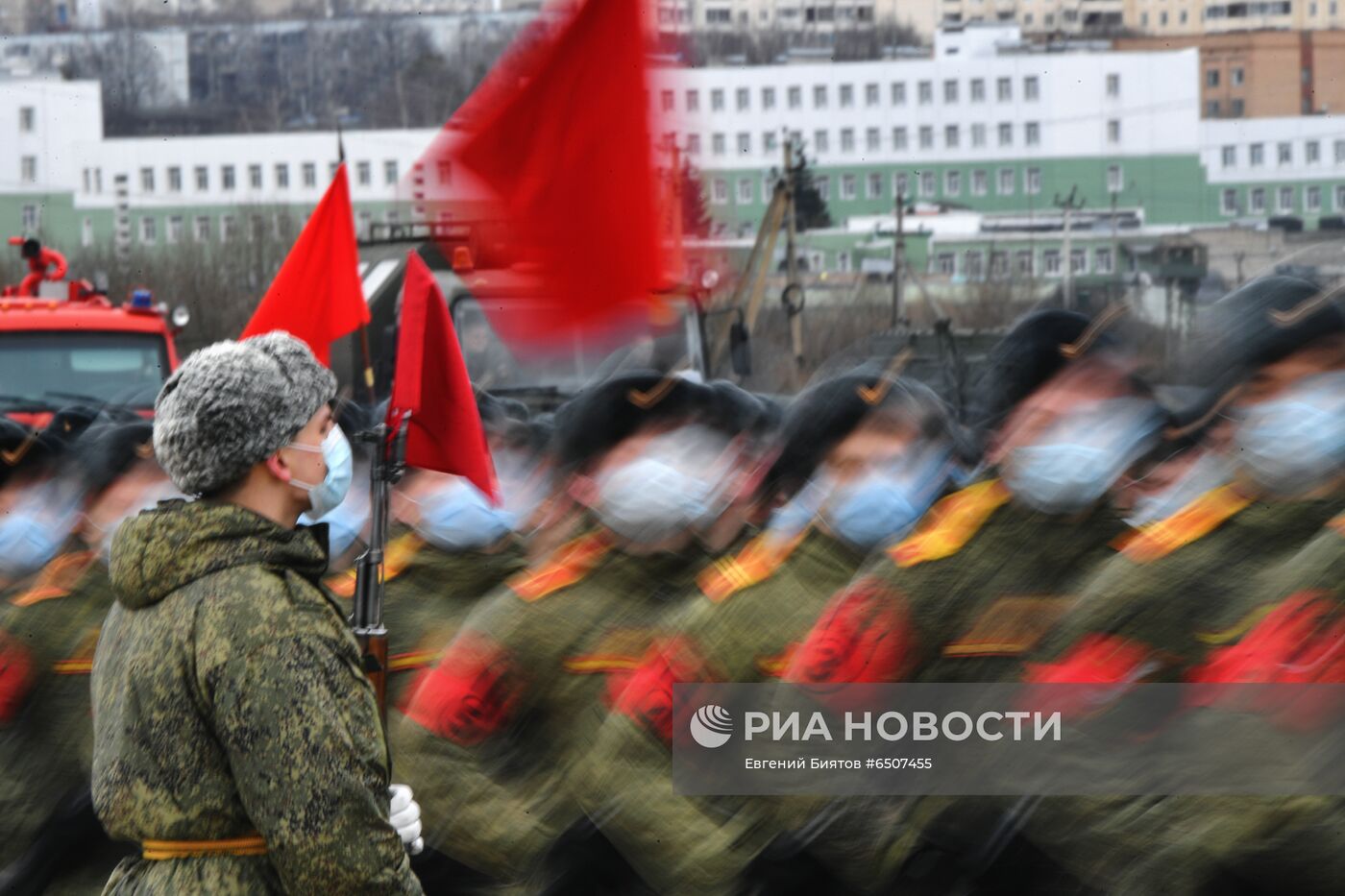 Репетиция парада Победы в Алабино