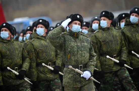 Репетиция парада Победы в Алабино