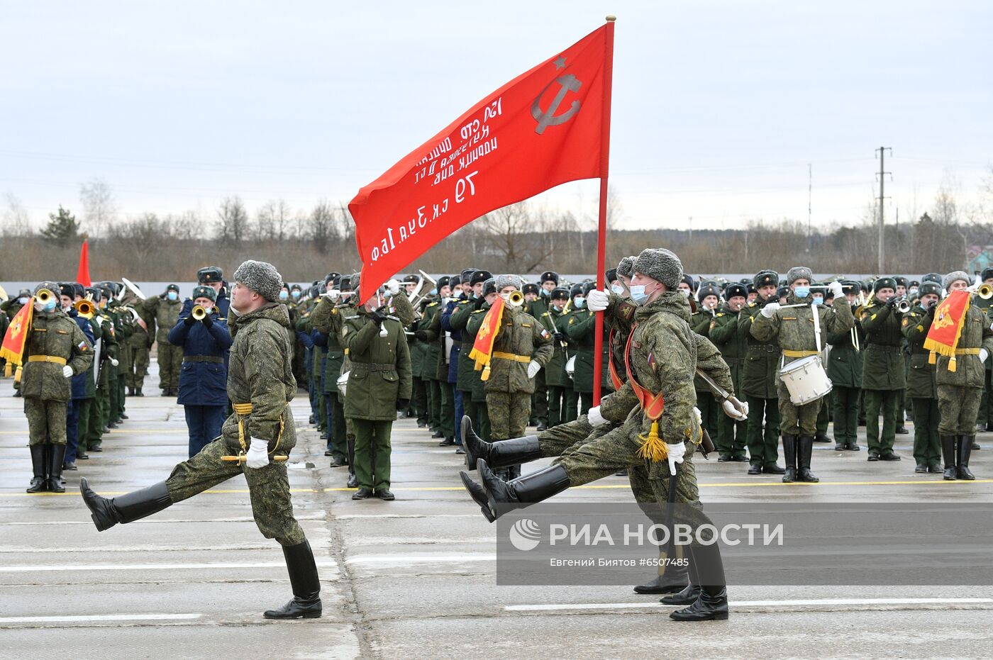 Репетиция парада Победы в Алабино