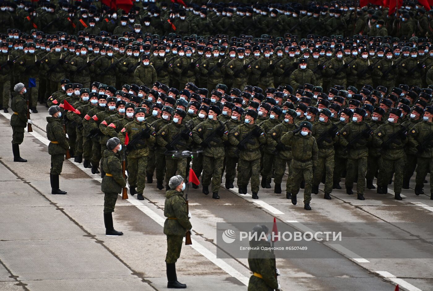 Репетиция парада Победы в Алабино