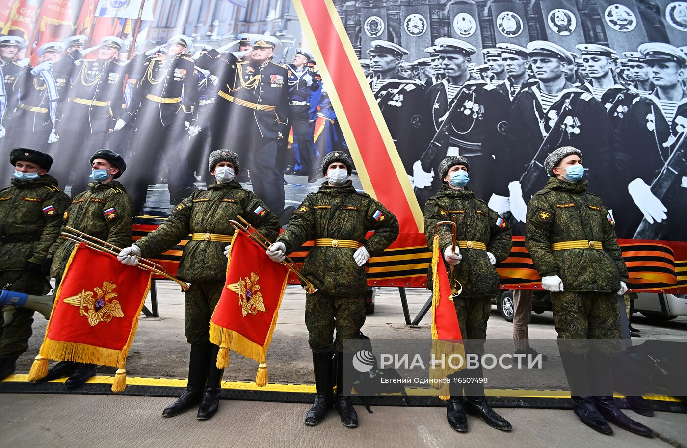 Репетиция парада Победы в Алабино