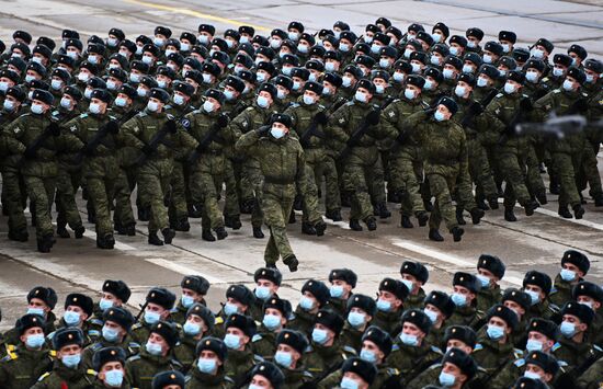 Репетиция парада Победы в Алабино