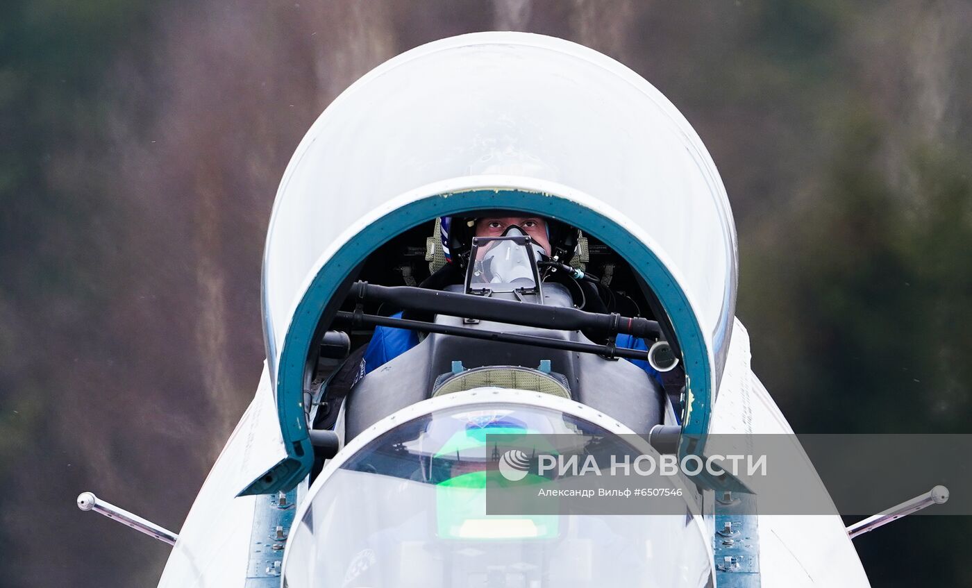 Репетиция воздушной части парада Победы