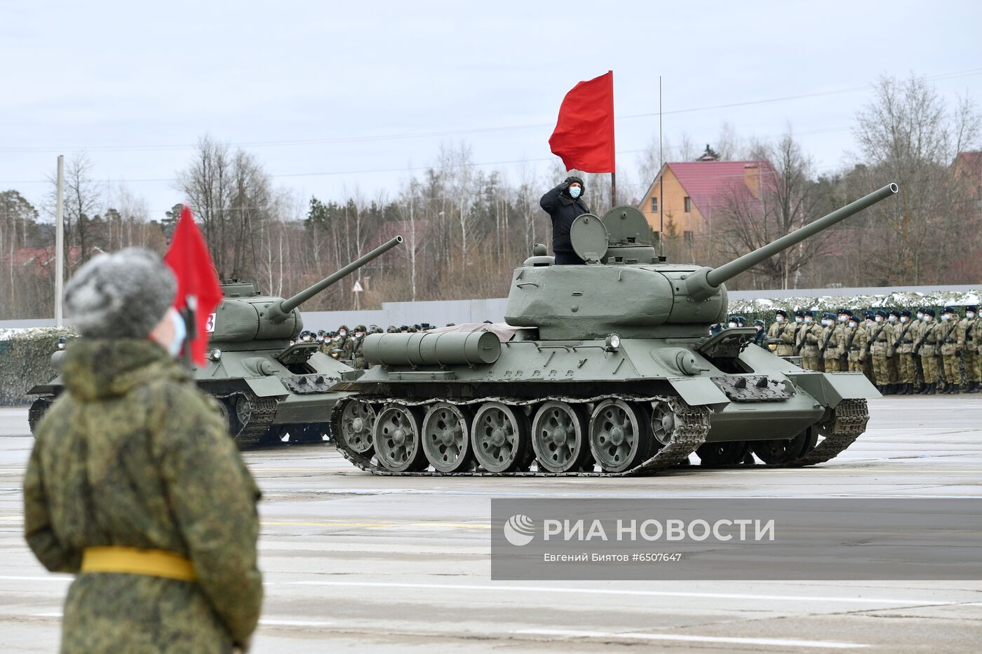 Репетиция парада Победы в Алабино