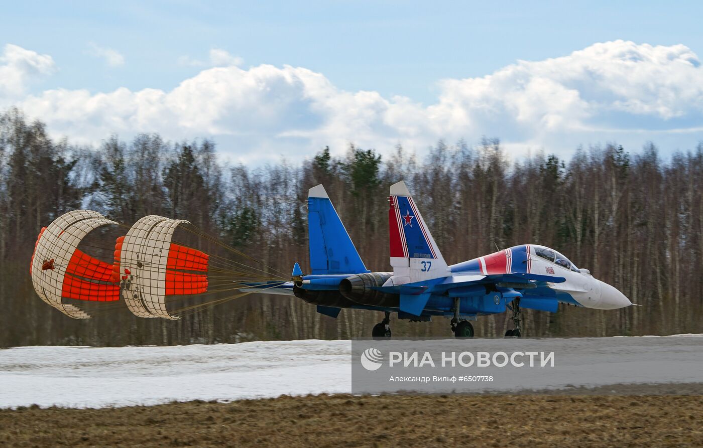Репетиция воздушной части парада Победы 