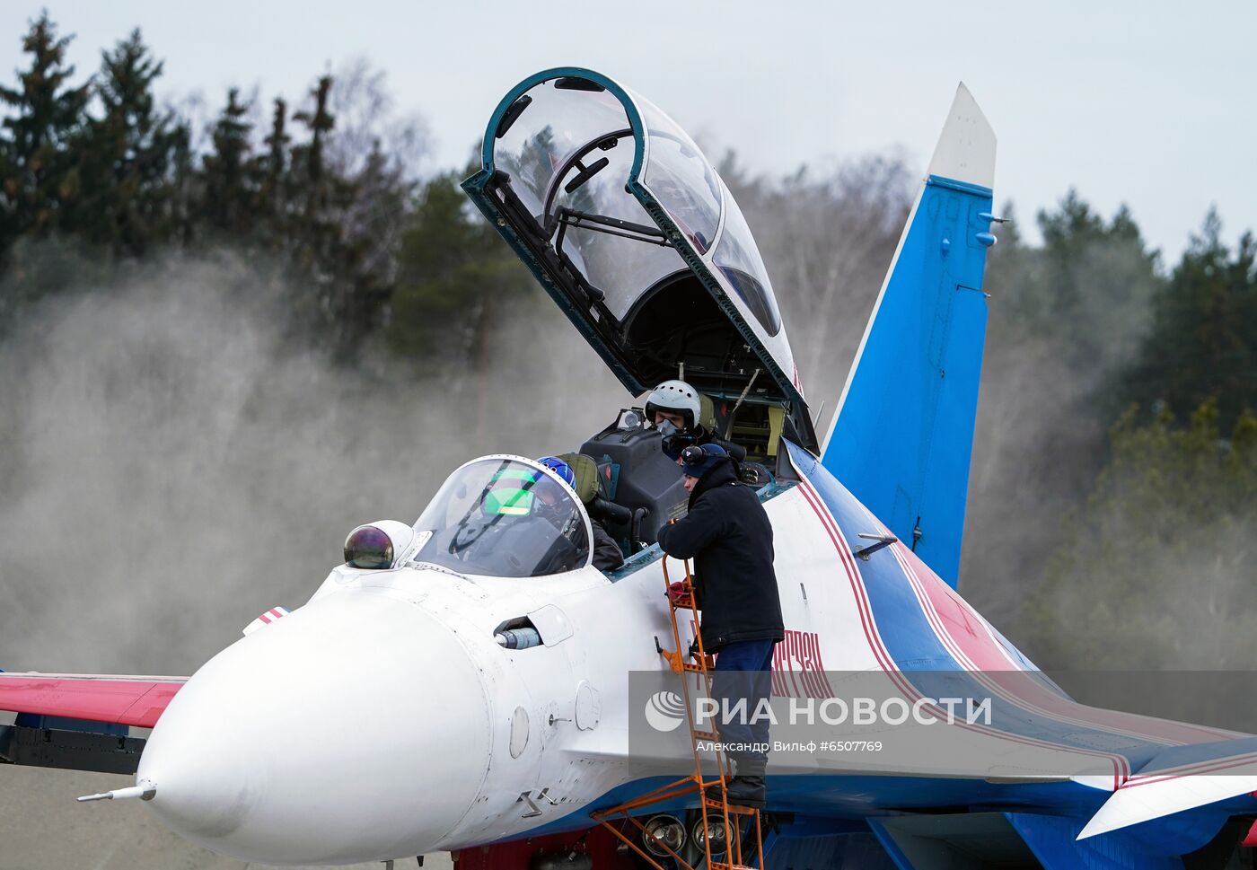 Репетиция воздушной части парада Победы