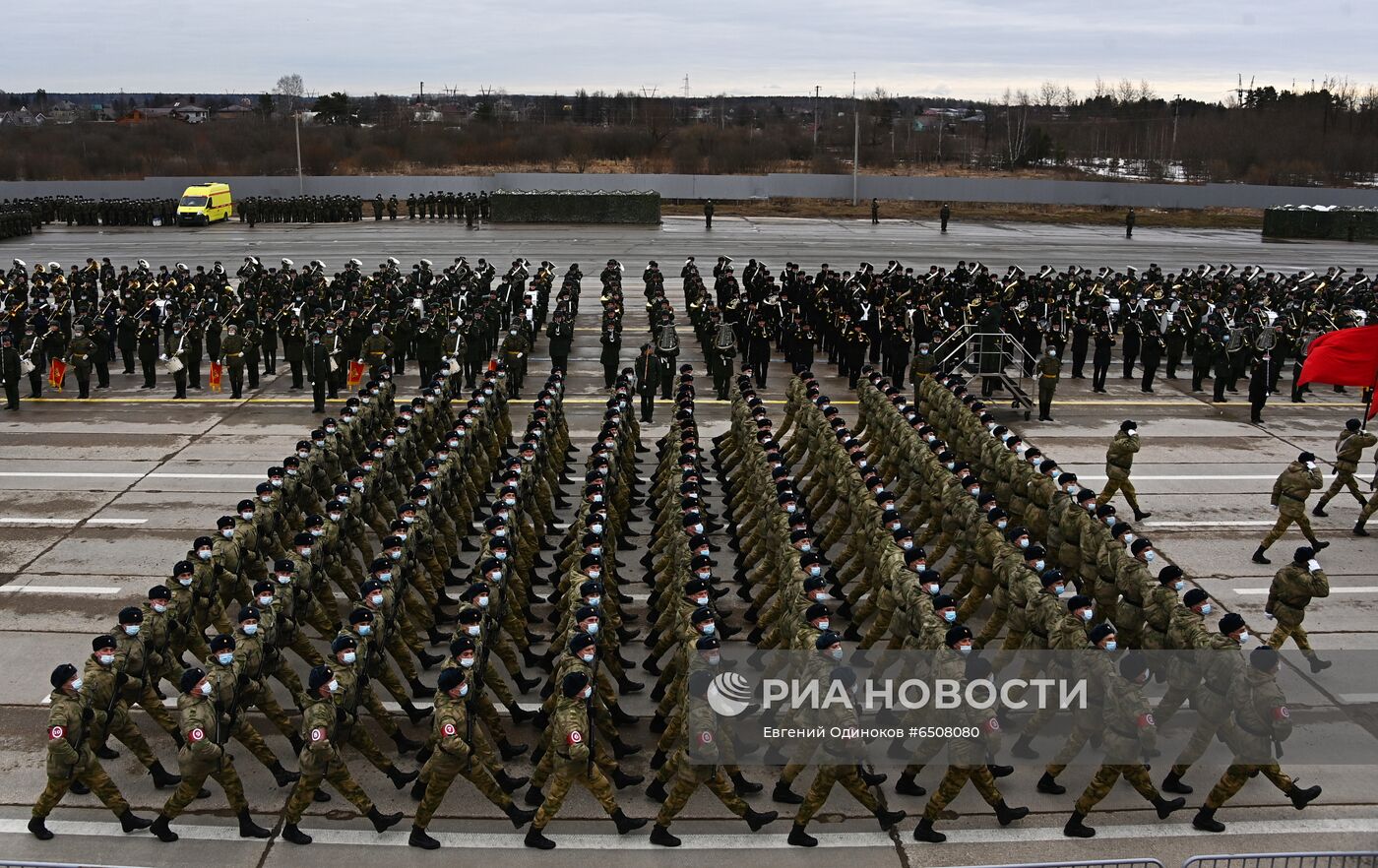 Репетиция парада Победы в Алабино