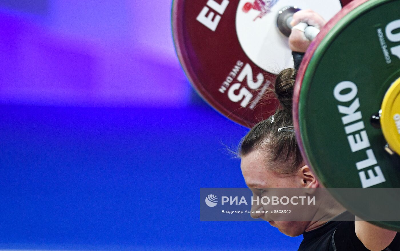 Тяжелая атлетика. Чемпионат Европы. Третий день