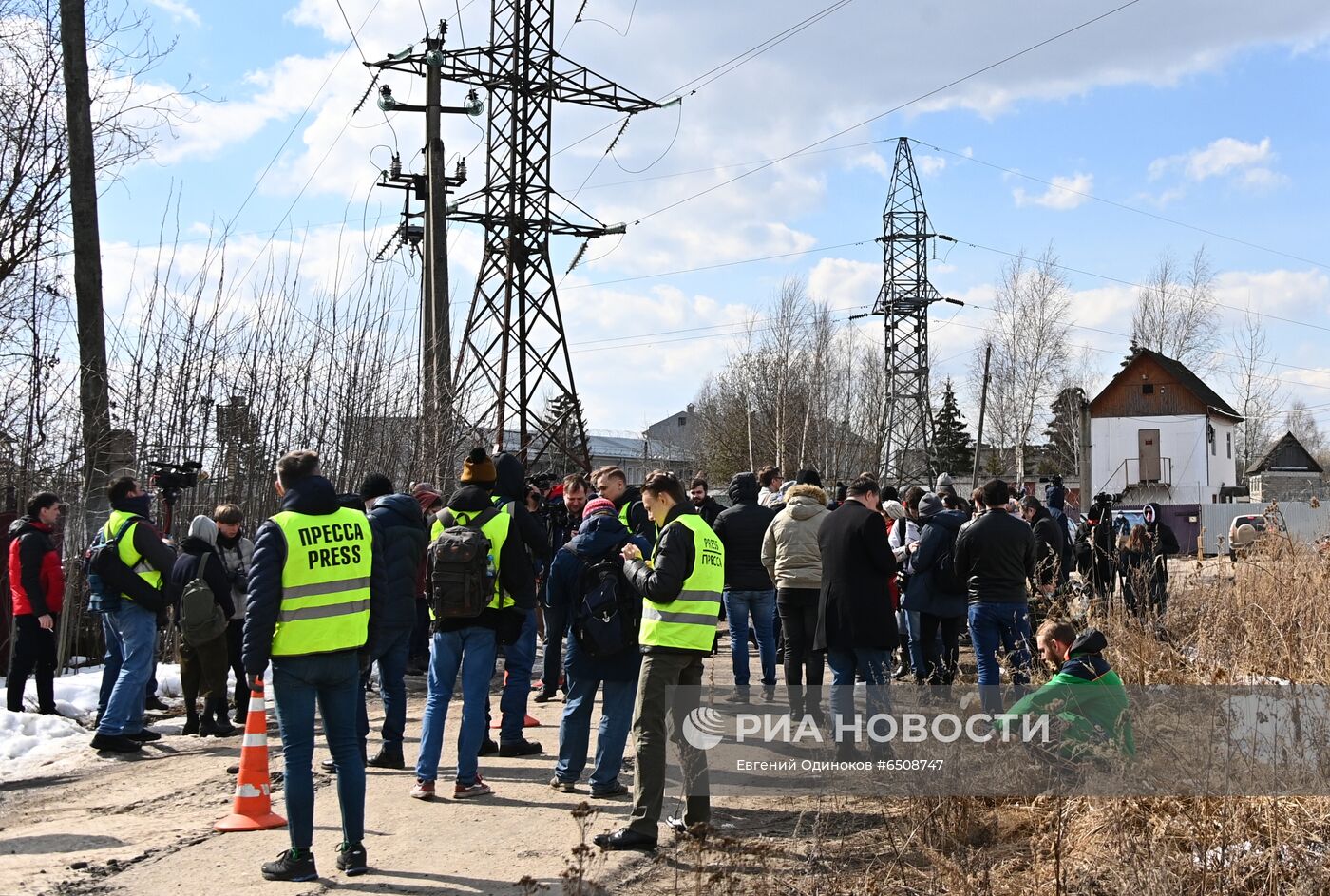 Ситуация у ИК-2 в г. Покрове в день объявленной Альянсом врачей акции протеста медиков