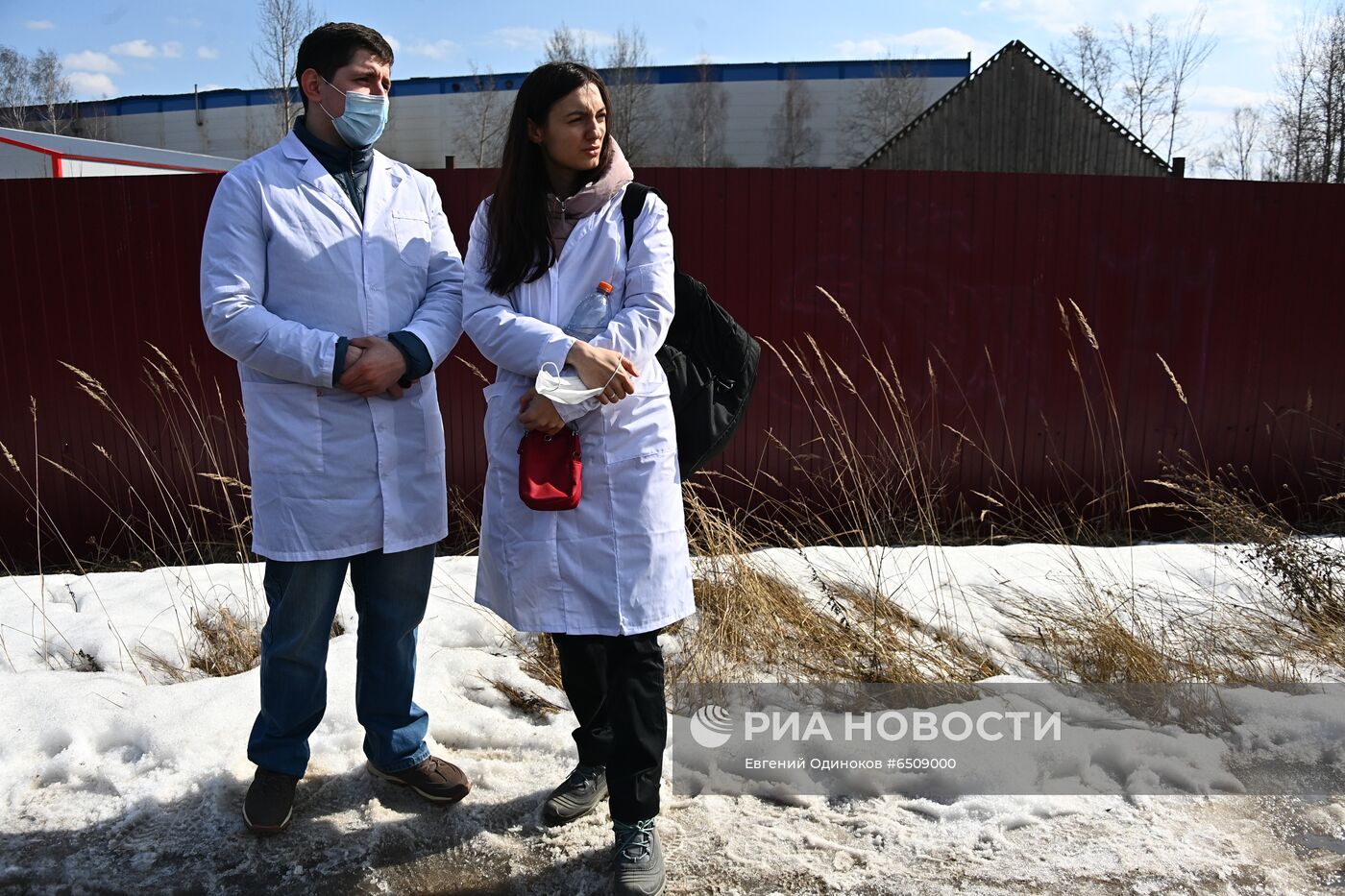 Ситуация у ИК-2 в г. Покрове в день объявленной Альянсом врачей акции протеста медиков