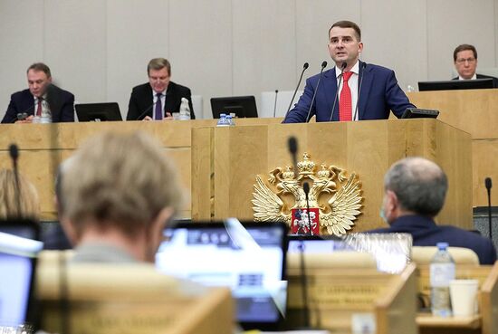 Пленарное заседание Госдумы РФ 