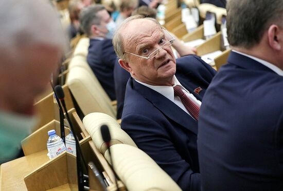 Пленарное заседание Госдумы РФ 