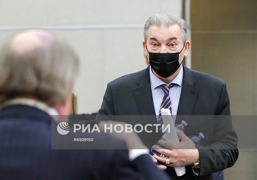 Пленарное заседание Госдумы РФ