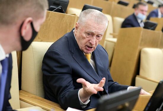 Пленарное заседание Госдумы РФ 