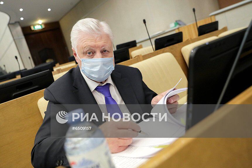 Пленарное заседание Госдумы РФ