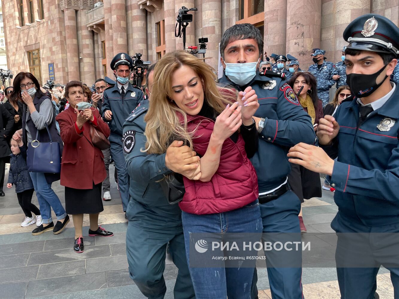 Акция протеста в Ереване