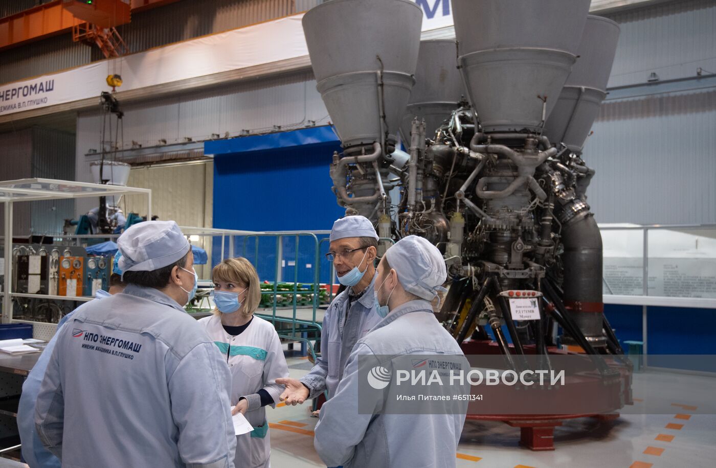 Производство ракетных двигателей на предприятии "Энергомаш"