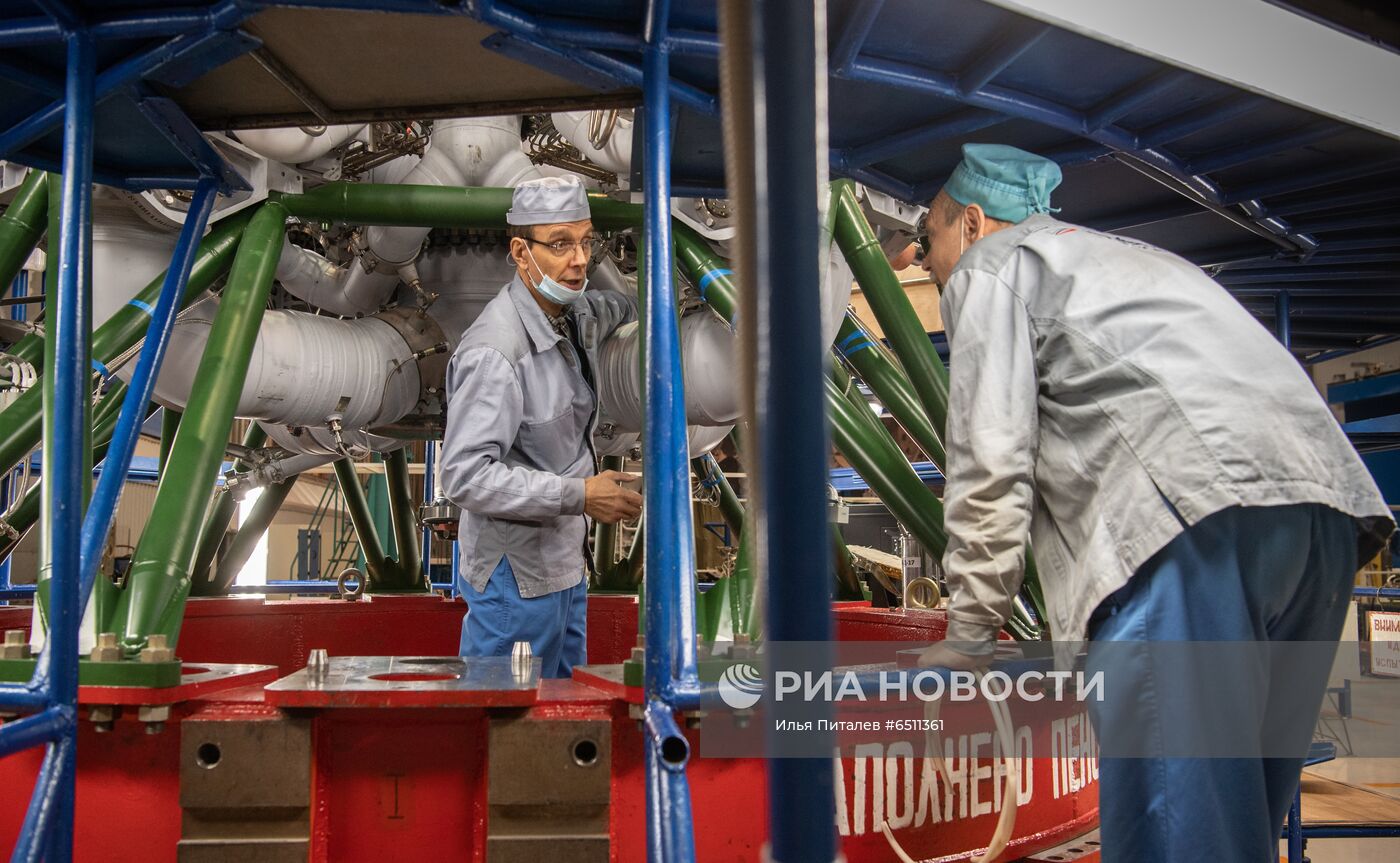 Производство ракетных двигателей на предприятии "Энергомаш"