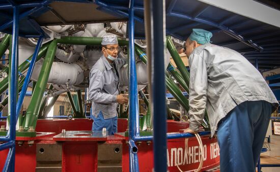 Производство ракетных двигателей на предприятии "Энергомаш"