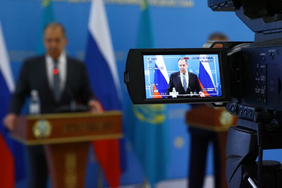 Визит главы МИД РФ С. Лаврова в Казахстан