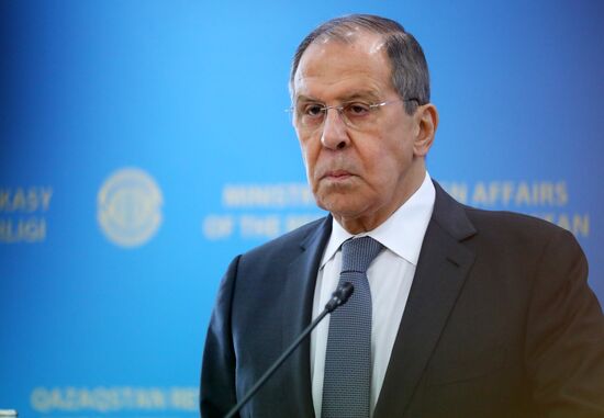 Визит главы МИД РФ С. Лаврова в Казахстан