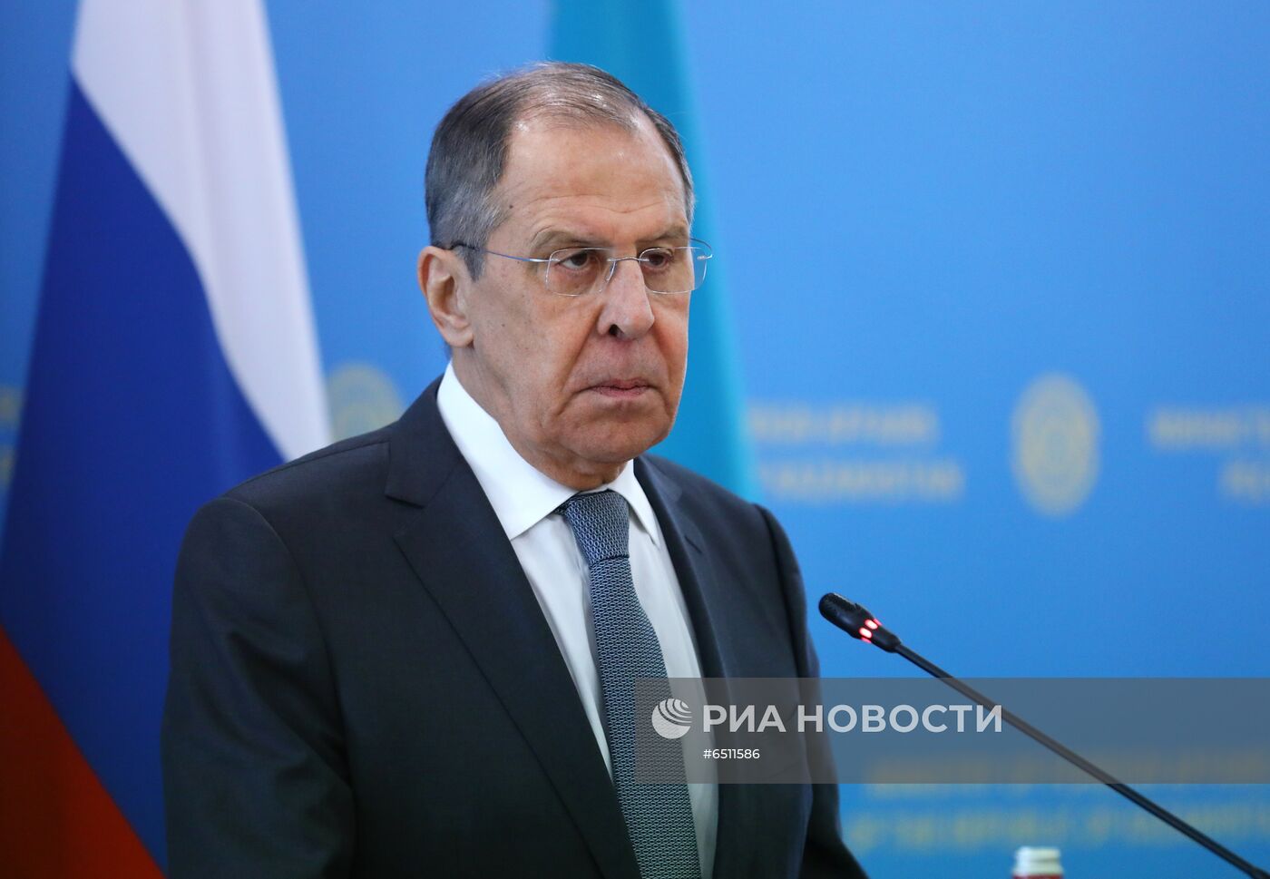 Визит главы МИД РФ С. Лаврова в Казахстан